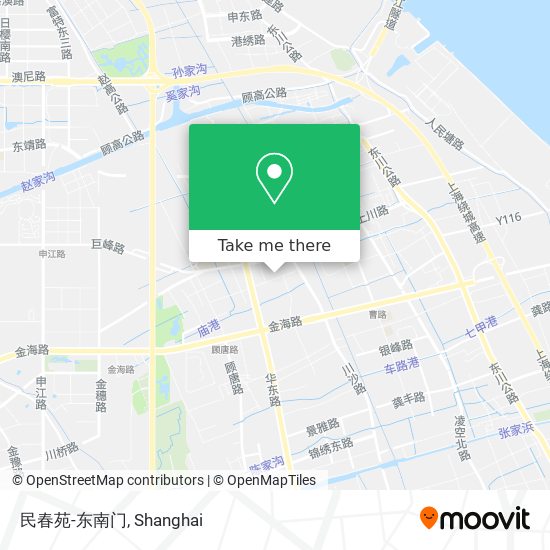 民春苑-东南门 map
