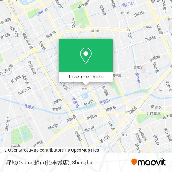 绿地Gsuper超市(怡丰城店) map