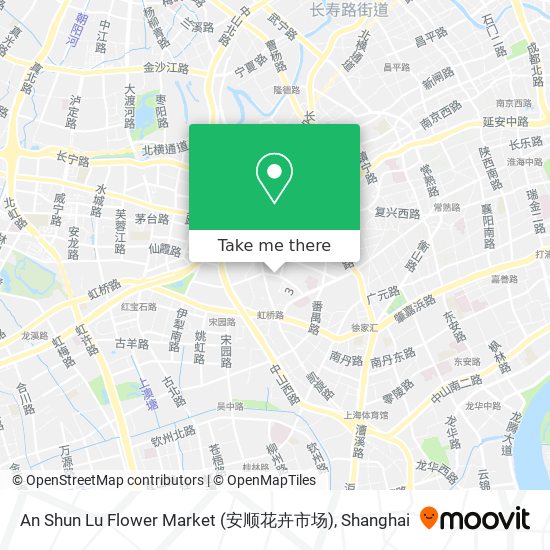 An Shun Lu Flower Market (安顺花卉市场) map
