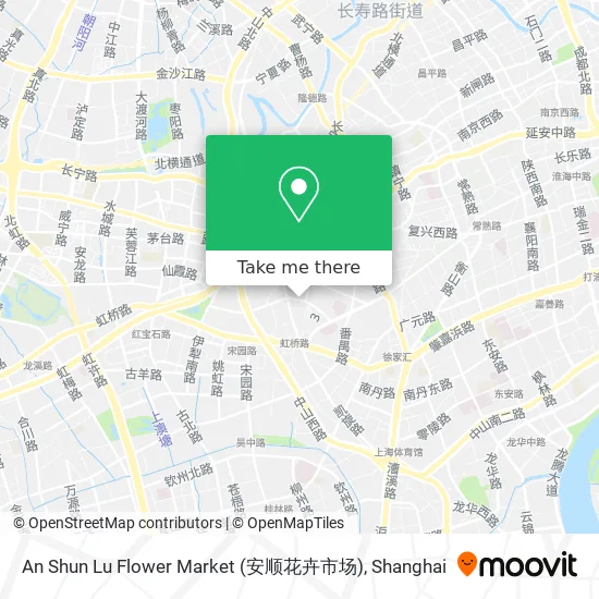 An Shun Lu Flower Market (安顺花卉市场) map