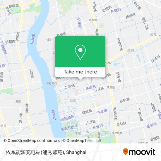 依威能源充电站(浦秀馨苑) map