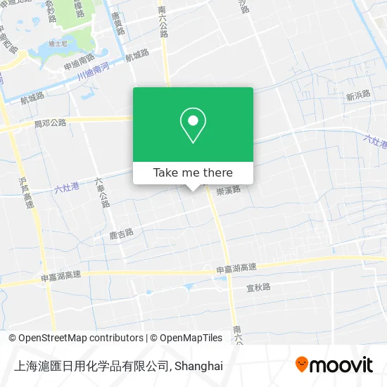上海滬匯日用化学品有限公司 map