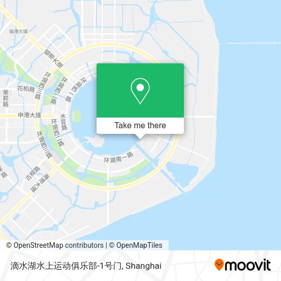 滴水湖水上运动俱乐部-1号门 map