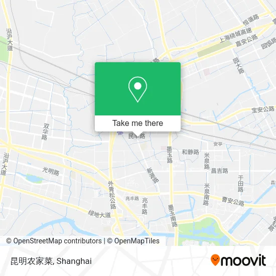 昆明农家菜 map