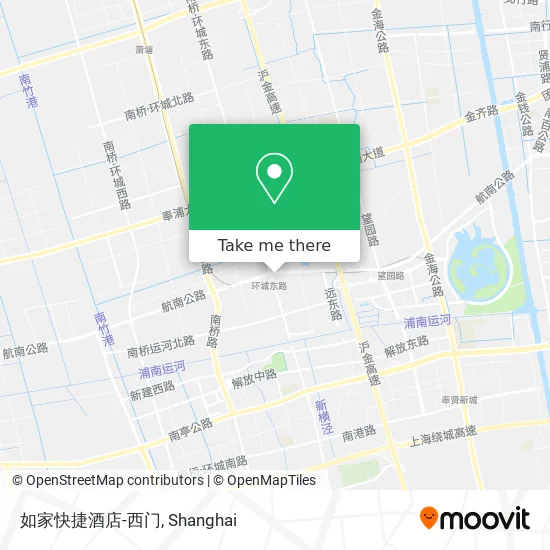 如家快捷酒店-西门 map