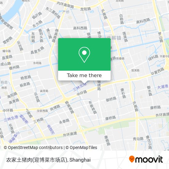农家土猪肉(迎博菜市场店) map
