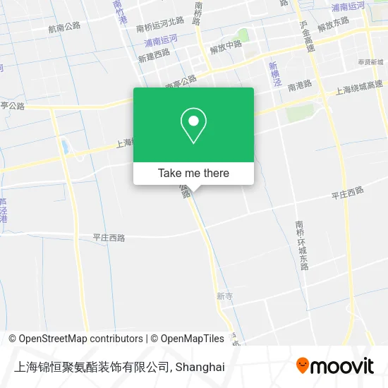 上海锦恒聚氨酯装饰有限公司 map