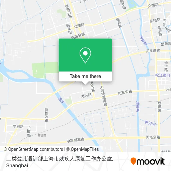 二类聋儿语训部上海市残疾人康复工作办公室 map