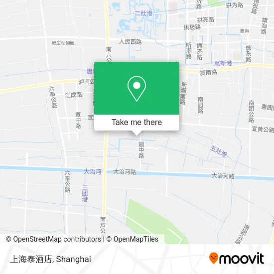 上海泰酒店 map