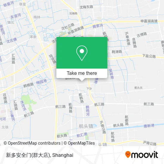 新多安全门(群大店) map