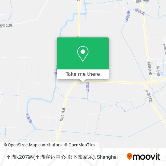 平湖k207路(平湖客运中心-廊下农家乐) map