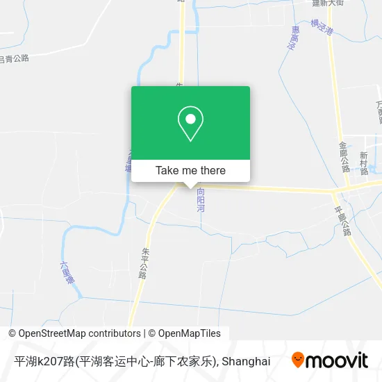 平湖k207路(平湖客运中心-廊下农家乐) map