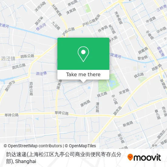 韵达速递(上海松江区九亭公司商业街便民寄存点分部) map