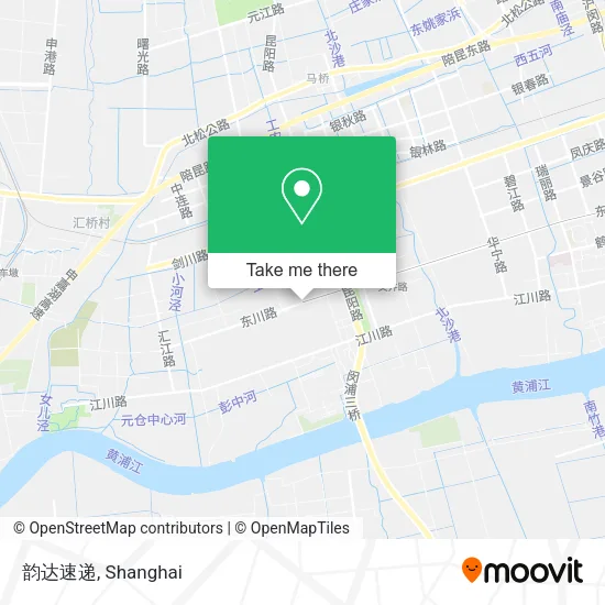 韵达速递 map