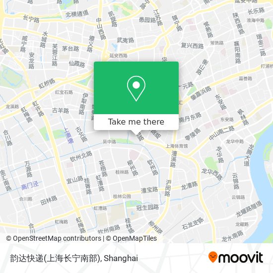 韵达快递(上海长宁南部) map
