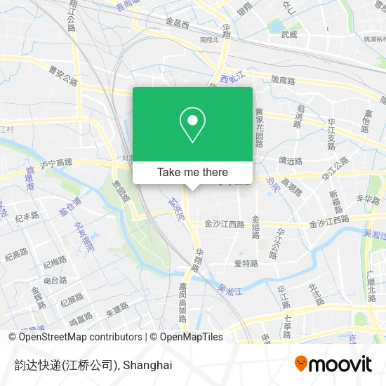 韵达快递(江桥公司) map