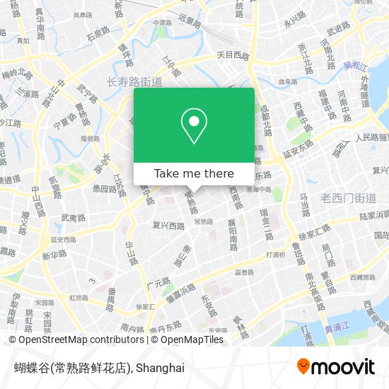 蝴蝶谷(常熟路鲜花店) map