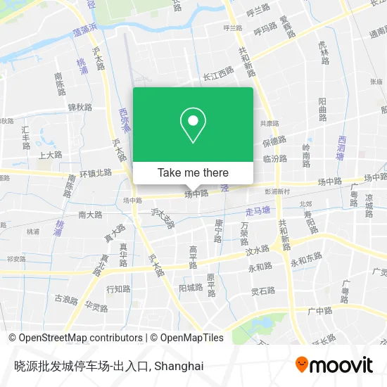 晓源批发城停车场-出入口 map