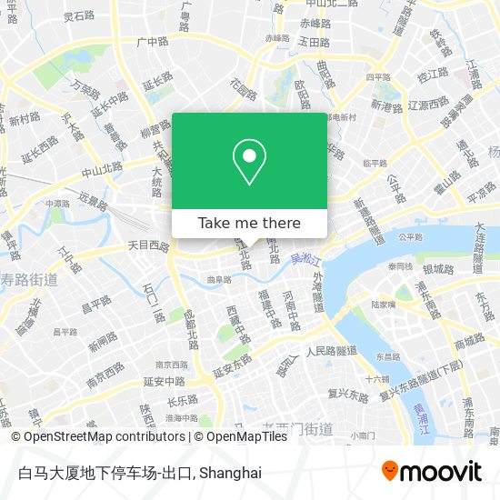 白马大厦地下停车场-出口 map