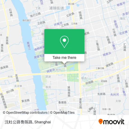 沈杜公路鲁陈路 map