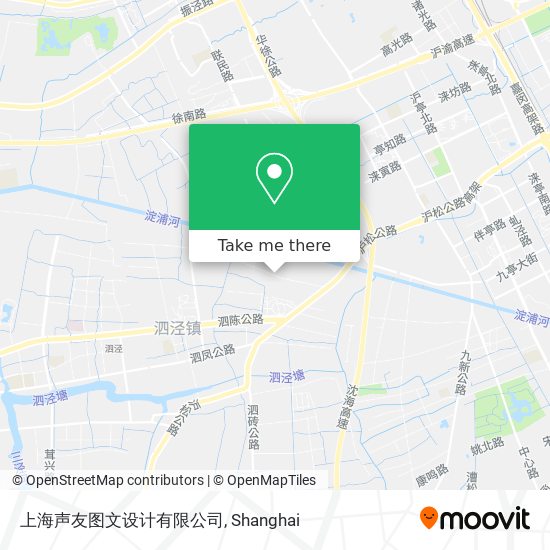 上海声友图文设计有限公司 map