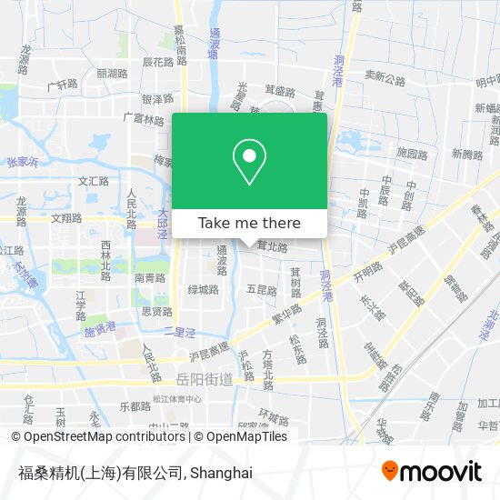 福桑精机(上海)有限公司 map