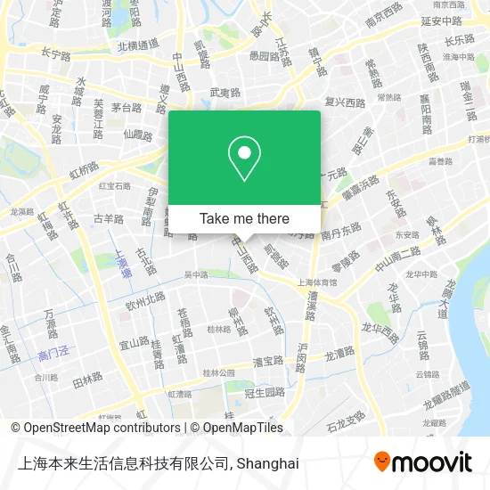 上海本来生活信息科技有限公司 map