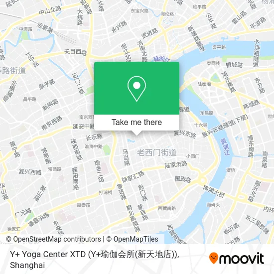 Y+ Yoga Center XTD (Y+瑜伽会所(新天地店)) map