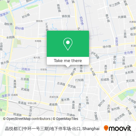 晶悦都汇(中环一号三期)地下停车场-出口 map