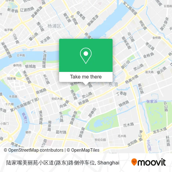 陆家嘴美丽苑小区道(路东)路侧停车位 map