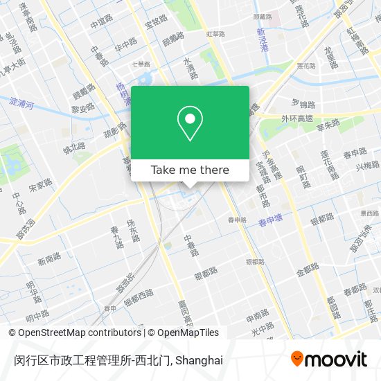 闵行区市政工程管理所-西北门 map