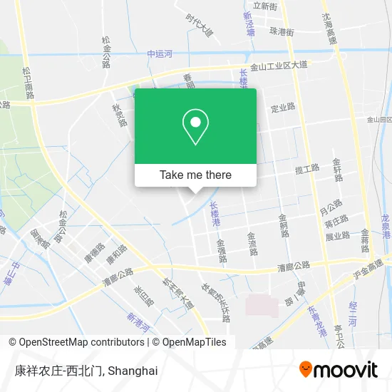 康祥农庄-西北门 map
