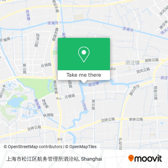 上海市松江区航务管理所泗泾站 map