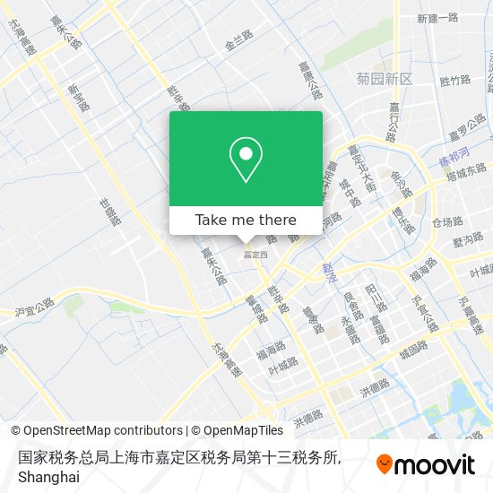 国家税务总局上海市嘉定区税务局第十三税务所 map