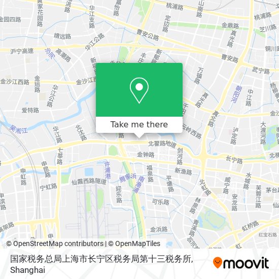 国家税务总局上海市长宁区税务局第十三税务所 map