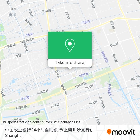 中国农业银行24小时自助银行(上海川沙支行) map
