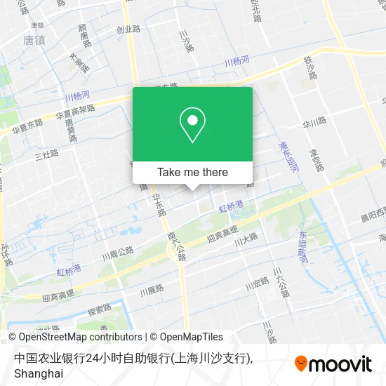 中国农业银行24小时自助银行(上海川沙支行) map