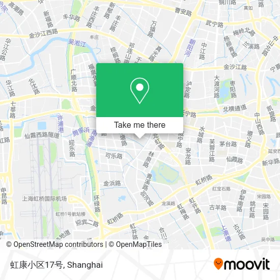 虹康小区17号 map