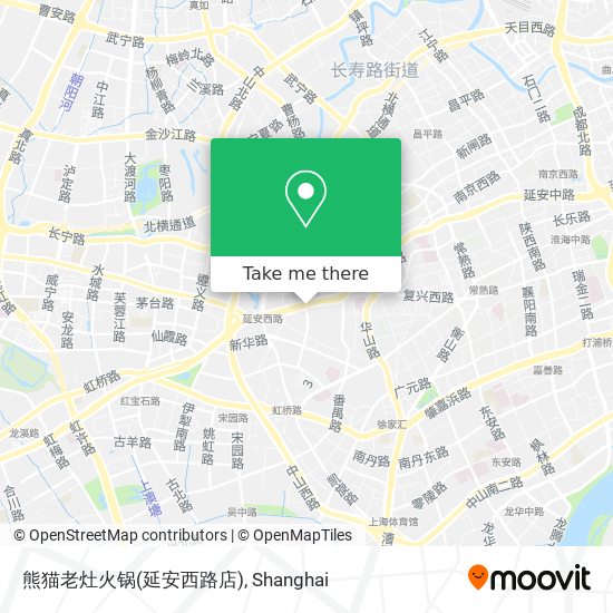 熊猫老灶火锅(延安西路店) map