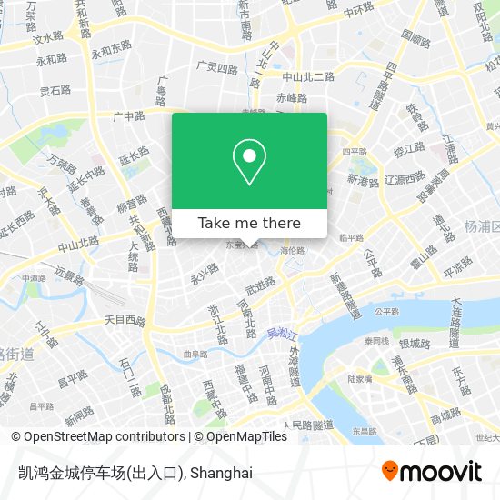 凯鸿金城停车场(出入口) map