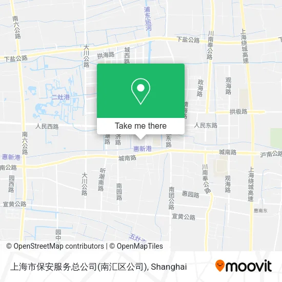 上海市保安服务总公司(南汇区公司) map