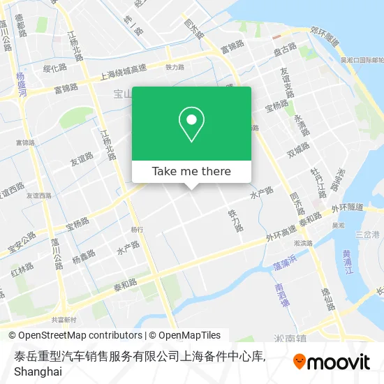 泰岳重型汽车销售服务有限公司上海备件中心库 map