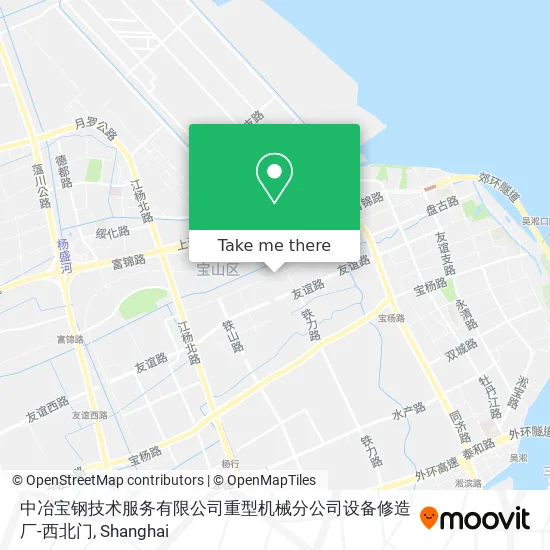 中冶宝钢技术服务有限公司重型机械分公司设备修造厂-西北门 map