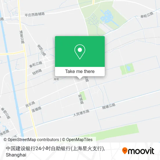 中国建设银行24小时自助银行(上海星火支行) map