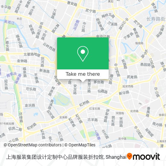 上海服装集团设计定制中心品牌服装折扣馆 map