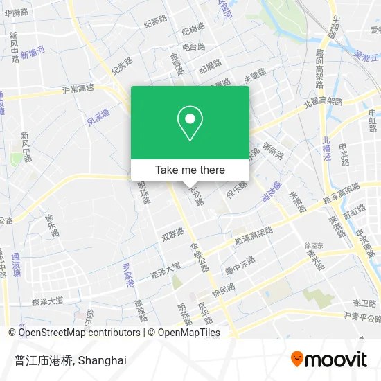 普江庙港桥 map