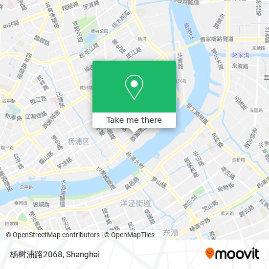 杨树浦路2068 map