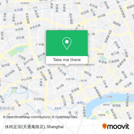 休闲足浴(天通庵路店) map