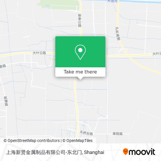 上海新贤金属制品有限公司-东北门 map