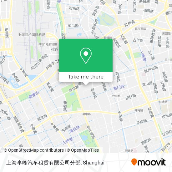 上海李峰汽车租赁有限公司分部 map